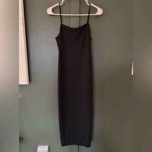 Elegant Black Slip Dress